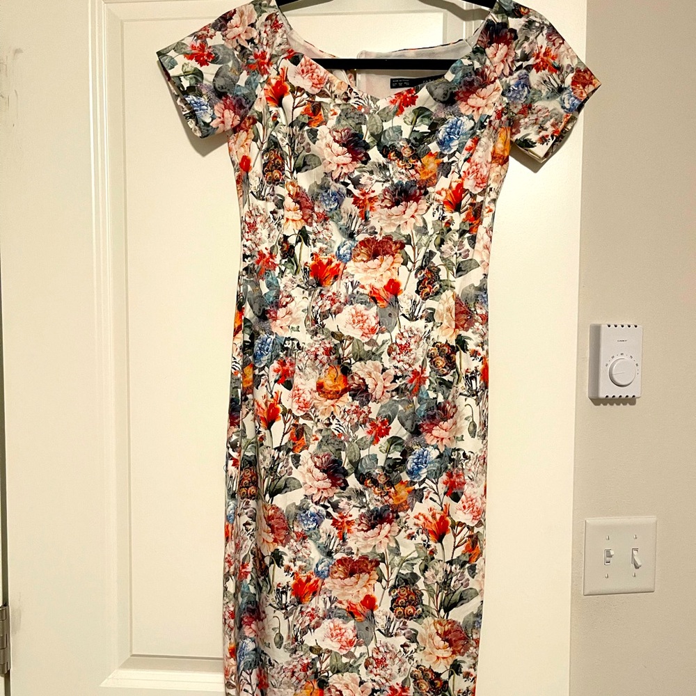 Zara floral dress